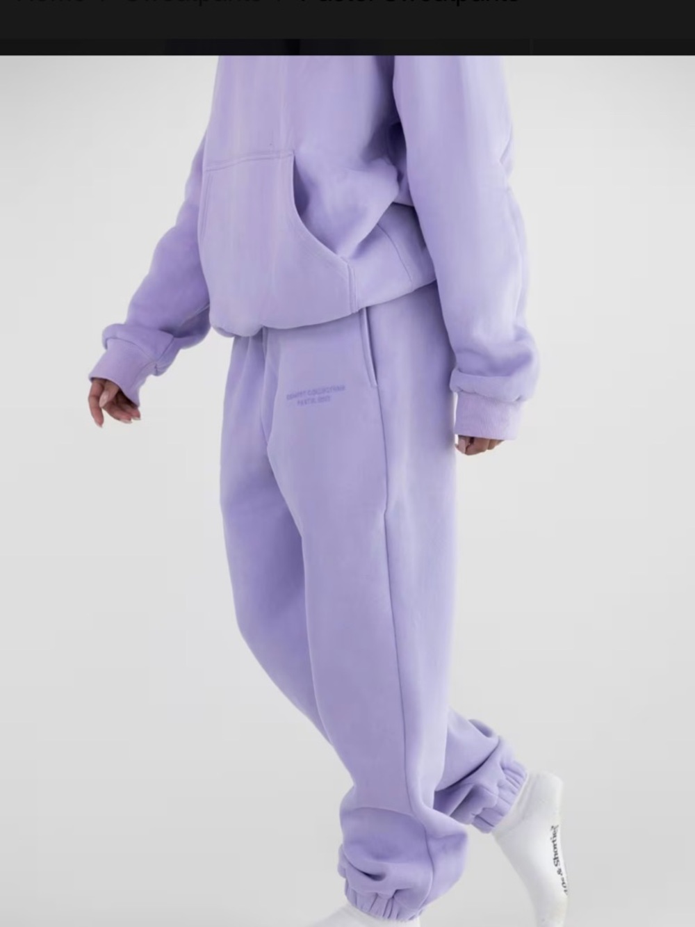 Comfrt Lavender Cozy Fleece Joggers